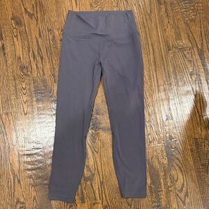 women's high waisted, athletic leggings, Gray